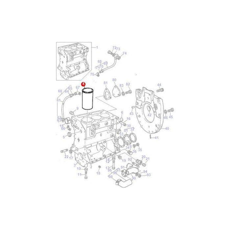 Massey Ferguson - Liner Unfinished - 734179M1 - Farming Parts