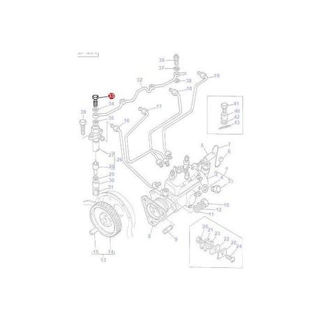 Massey Ferguson - Banjo Bolt - 731567M1 - Farming Parts