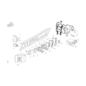Massey Ferguson - Foot Brake Switch - H404150071020 - Farming Parts