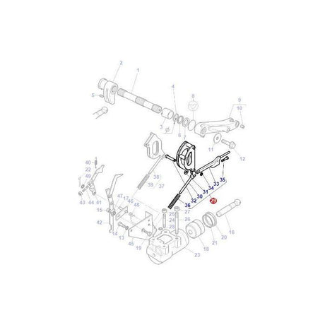 Massey Ferguson - Control Lever - 1660324M91 - Farming Parts