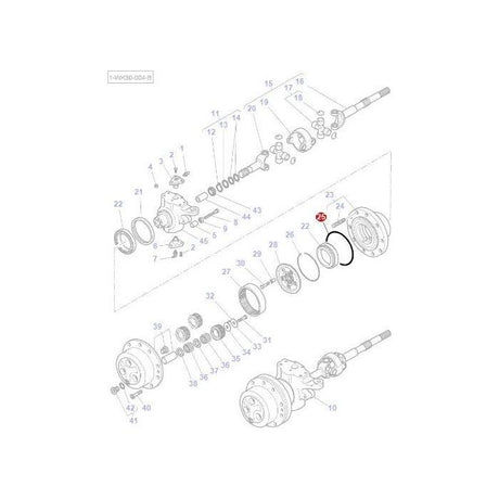 Massey Ferguson - O Ring Final Drive - 3785429M1 - Farming Parts