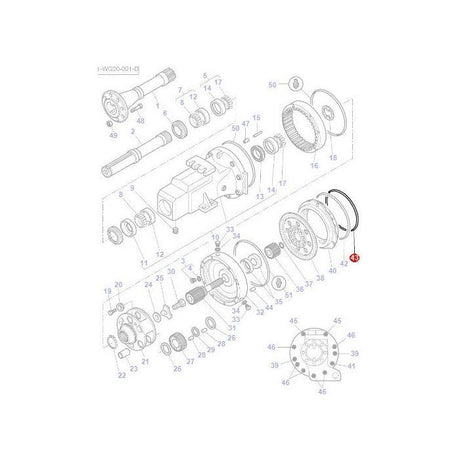 Massey Ferguson - O Ring Brake Piston - 3716335M1 - Farming Parts