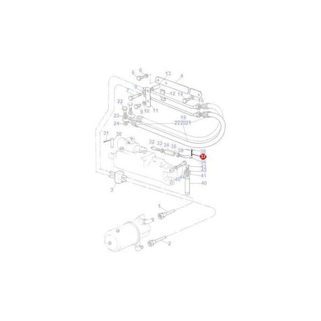 Massey Ferguson - Pin - 183080M1 - Farming Parts