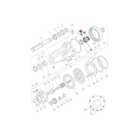 Massey Ferguson - Bearing Assy - 3405248M91 - Farming Parts