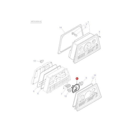 Massey Ferguson - Rev Counter - 3907416M91 - Farming Parts