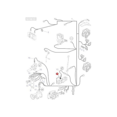 Massey Ferguson - Seal Pressure Switch - 3808993M1 - Farming Parts