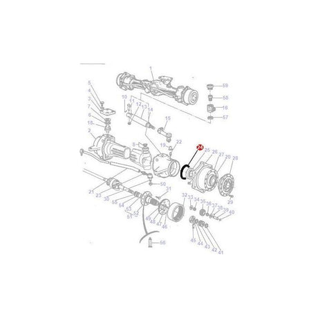 Massey Ferguson - Seal Final Drive - 395527X1 - Farming Parts