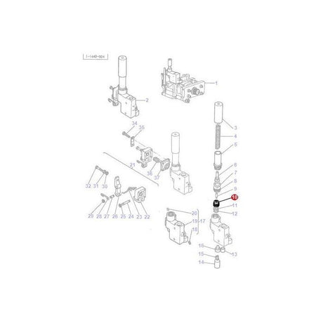 Massey Ferguson - Seat Pressure Control - 1867422M1 - Farming Parts