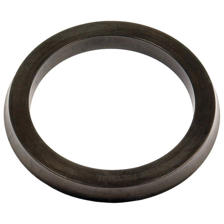 A circular, dark-colored metal ring with a smooth surface and a hollow center, resembling the precision of the Hydraulic Piston Seal (Sparex Part No. S.4724) from Sparex.