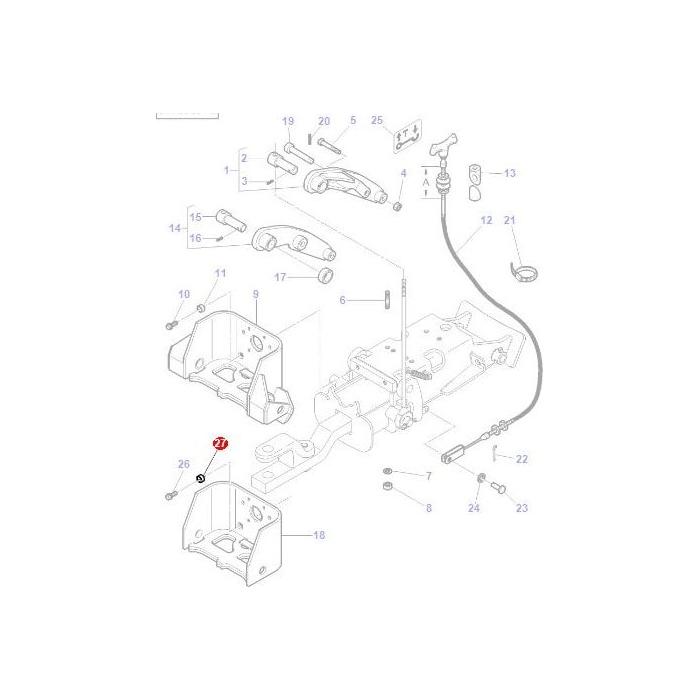 Massey Ferguson - Spacer - 3822064M1 - Farming Parts