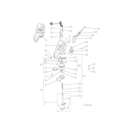 Massey Ferguson - Knotter Knife - 918748M1 - Farming Parts