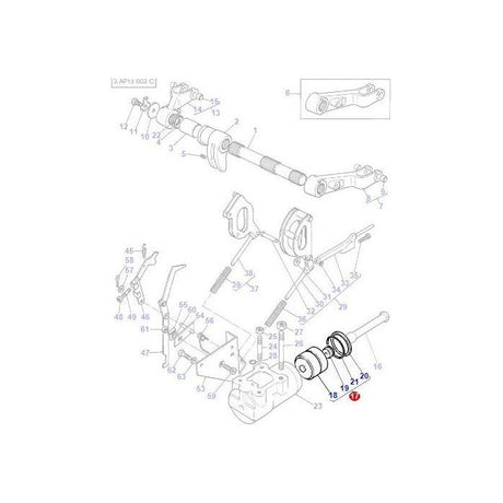 Massey Ferguson - Piston Lift Arms - 1693921M93 - Farming Parts