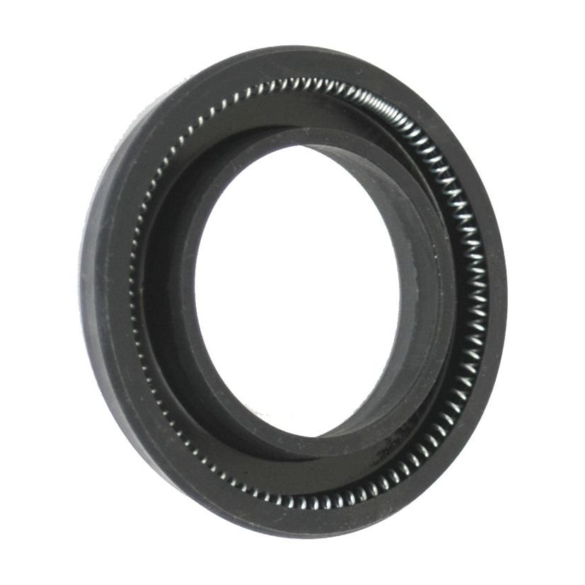 A close-up image of a Sparex Brand oil seal (Part No. S.4791), measuring 42.85 x 68.25 x 12.70mm, featuring a black rubber exterior and a metal spring inside, compatible with Ford/New Holland machinery.