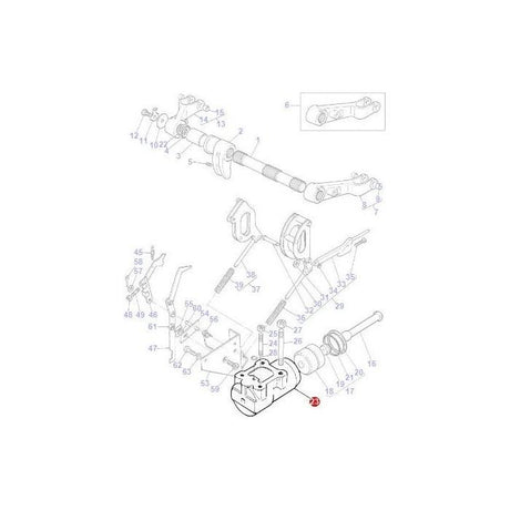 Massey Ferguson - Cylinder Lift Arms - 3599859M1 - Farming Parts