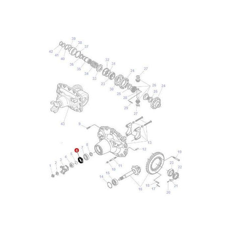 Massey Ferguson - Seal Differential - 3765720M1 - Farming Parts