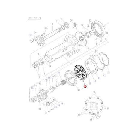 Massey Ferguson - Brake Disc - 3795761M1 - 4313380M1 - Farming Parts