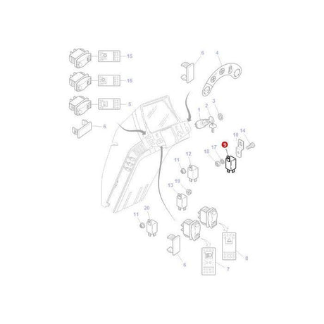 Massey Ferguson - Flasher Unit - ACP0375190 - Farming Parts