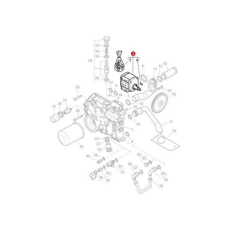 Massey Ferguson - Hydraulic Pump - 4301819M2 - Farming Parts