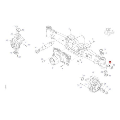 Fendt - Bush - F339300020100 - Farming Parts