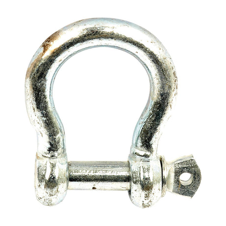 The Bow Shackle with a 13mm pin (S.4871) by Sparex is a high-quality metallic D-shackle designed for securing loads in lifting and rigging applications. Constructed from galvanized mild steel, it ensures durability and strength, providing reliable performance every time.