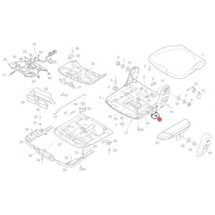 Fendt - Lever - F716501030120 - Farming Parts