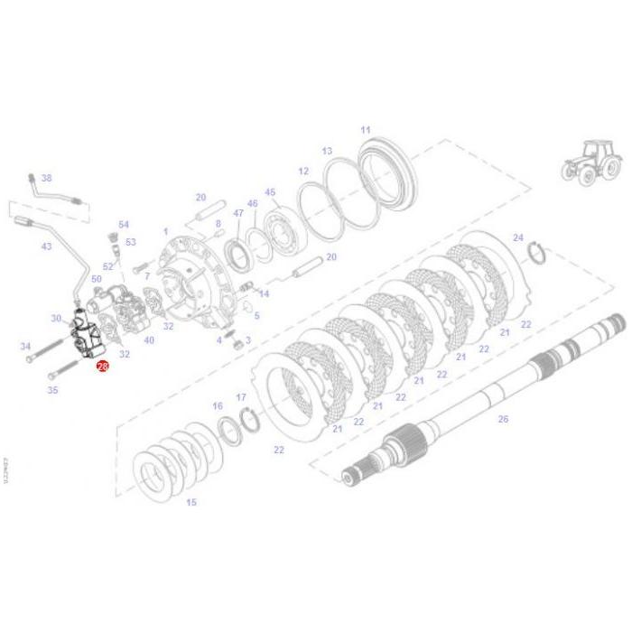 Fendt - Valve Cardan Brake - G716150070042 - Farming Parts