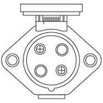 4-Pin Auxiliary Female Socket (Plastic)
 - S.56469 - Farming Parts