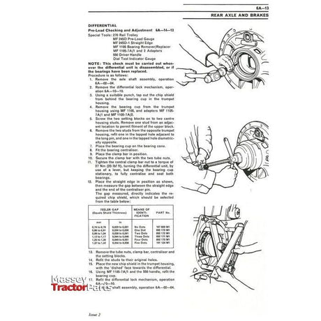 500srs Workshop Manual - 1856072M2 - Massey Tractor Parts