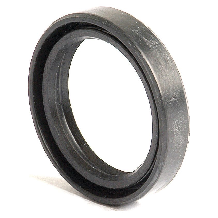 A black, circular rubber gasket identified as the Sparex Metric Rotary Shaft Seal (Part No. S.50271), featuring an inner ring and double lip and sized 35 x 47 x 9mm, is shown on a white background.