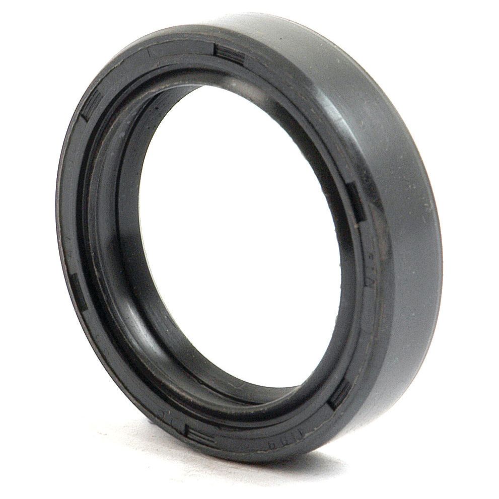 A close-up of a Sparex Metric Rotary Shaft Seal, often utilized in mechanical applications to prevent leaks between components. This black rubber O-ring seal measures 35 x 47 x 10mm and features a double lip for enhanced sealing performance. Branded as Sparex Part No.S.50272, it ensures superior reliability in various mechanical settings.