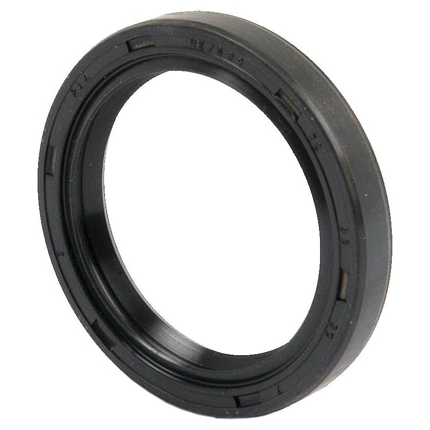 The Sparex Metric Rotary Shaft Seal (Part No. S.50300), measuring 38 x 50 x 7mm, is a black circular oil seal with an inscription on the outer edge. Designed to prevent lubricant leakage in machinery, it features a double lip design for enhanced performance.
