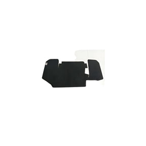 An AGCO Massey Ferguson-Floor Mat (Product Code: 3933673M1) made from durable carpet material, designed for the 5600 Series tractor, is laid flat on a white surface, ensuring both durability and easy cleaning.