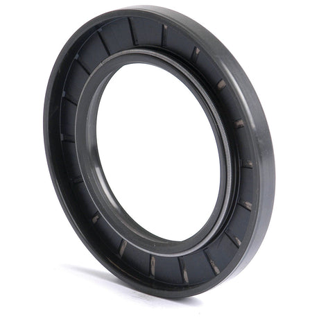 Featuring a Double Lip design, the Sparex Metric Rotary Shaft Seal (Part No. S.50410) in black rubber with grooves and a metal inner ring measures 55 x 85 x 8mm and is suitable for industrial or automotive applications.