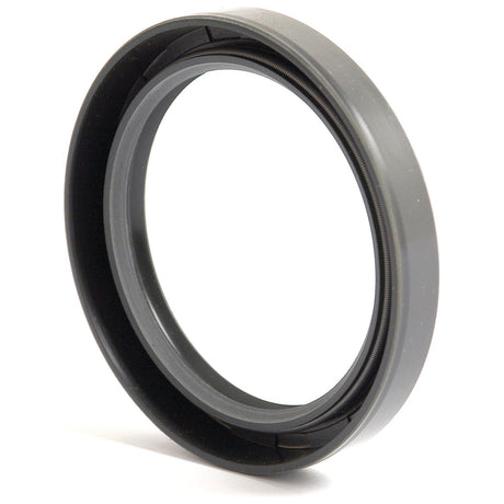 A close-up view of a black camera lens filter adapter ring, reminiscent of the Sparex Metric Rotary Shaft Seal (65 x 85 x 12mm Double Lip | Sparex Part No. S.50436), isolated on a white background.