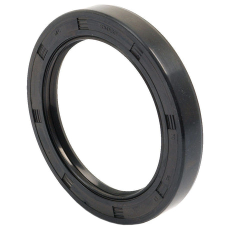 A Sparex Metric Rotary Shaft Seal (Part No.S.50445), sized at 70 x 95 x 13mm, features a black rubber build with ridges, a smooth inner ring, and double lips for added effectiveness.