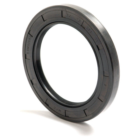 A black rubber oil seal, known as the Sparex Metric Rotary Shaft Seal 70 x 100 x 10mm Double Lip (Part No. S.50446), features the numbers "70 100 10" engraved along its circular, slightly textured surface.