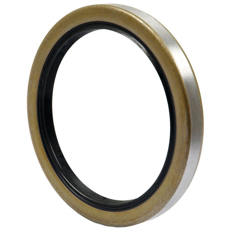 The Sparex Metric Rotary Shaft Seal (Part No. S.50454) is a 75 x 95 x 10mm double lip oil seal, designed with a combination of metal and rubber materials to effectively prevent leaks and block contaminants in machinery.