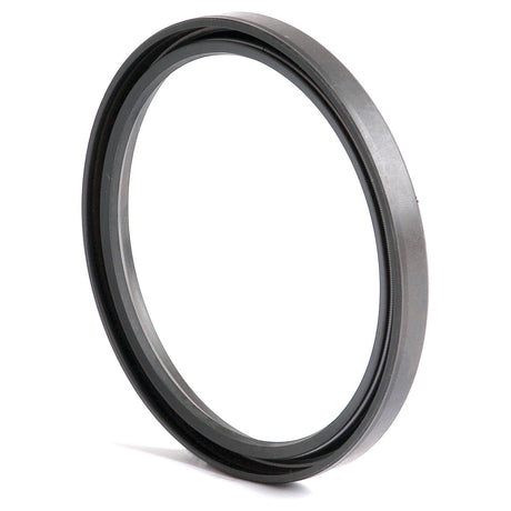 The Sparex Metric Rotary Shaft Seal, Part No.S.50461, is a circular black ring featuring a flat, thin, and slightly textured surface. Measuring 85 x 100 x 9mm when viewed from a slight angle, this seal includes a Single Lip for enhanced functionality.