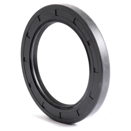 The Sparex Metric Rotary Shaft Seal, measuring 85 x 120 x 12mm (Part No. S.50466), is a black rubber oil seal ring with ridges along the inner and outer edges, specifically designed for machinery or automotive use. It features a double lip construction for enhanced performance and durability.