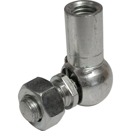 A Sparex CS Type Ball Joint, part number S.50854, featuring a metallic construction with an attached M12 x 1.75 nut and bolt assembly (DIN 71802).