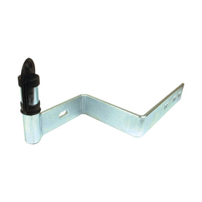 The Sparex Beacon Bracket (RH) - S.50898, featuring a right-angle bend and a black plastic rotating wheel mounted on one end, is ideal for Ford machinery.