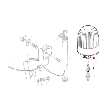 Fendt - Beacon - G339900140011 - Farming Parts