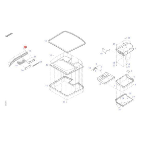 Fendt - Spring Nut - X536788200000 - Farming Parts