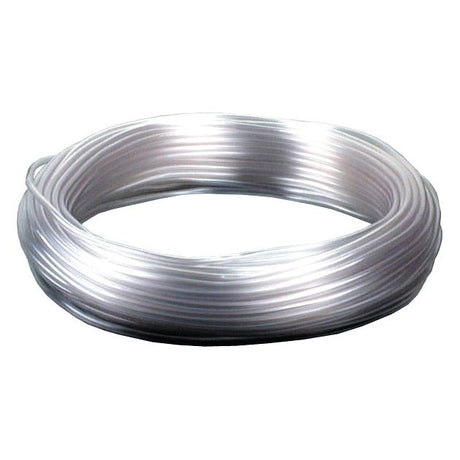 A 50m roll of Sparex Reinforced PVC Hose (Hose ID: 5mm - S.51252) neatly coiled against a white background.