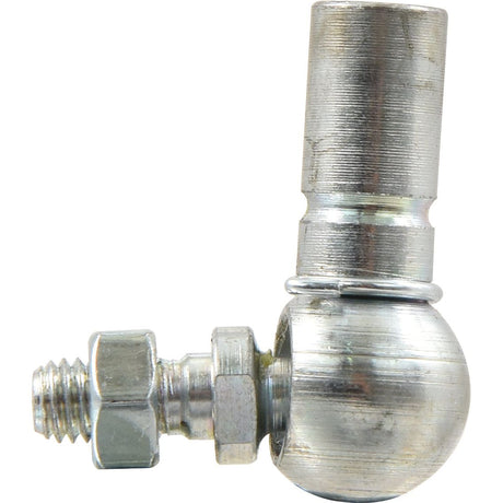 A CS Type Ball Joint featuring a threaded M5 x 0.80 bolt and nut on one end, compliant with DIN 71802 standards, and a cylindrical attachment on the other end, available as Sparex Part No. S.51301 from the Sparex brand.