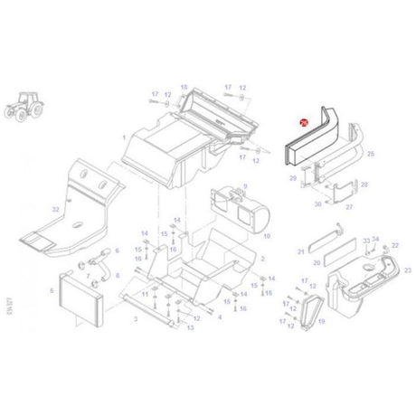 Fendt - Cab Filter - H716810130011 - Farming Parts