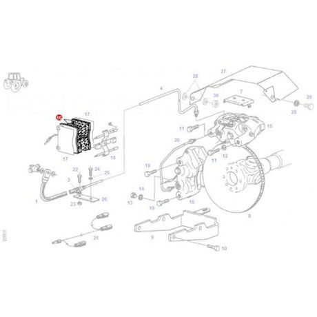 Fendt - Brakelining Kit - F198104072011 - Farming Parts