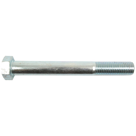 A close-up view of the Metric Bolt M24x200mm (DIN 931) by Sparex, zinc-plated in silver with a hexagonal head, featuring right-end threading and a smooth shank – available under Sparex Part No. S.51646.