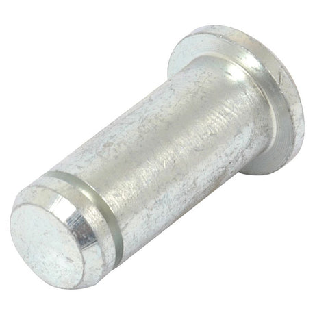 The Metric Clip Type Clevis Pin Ø12 x 29mm (Sparex Part No. S.52320) by Sparex is depicted against a white background, featuring a small metal structure with a flanged end and a groove near the base.