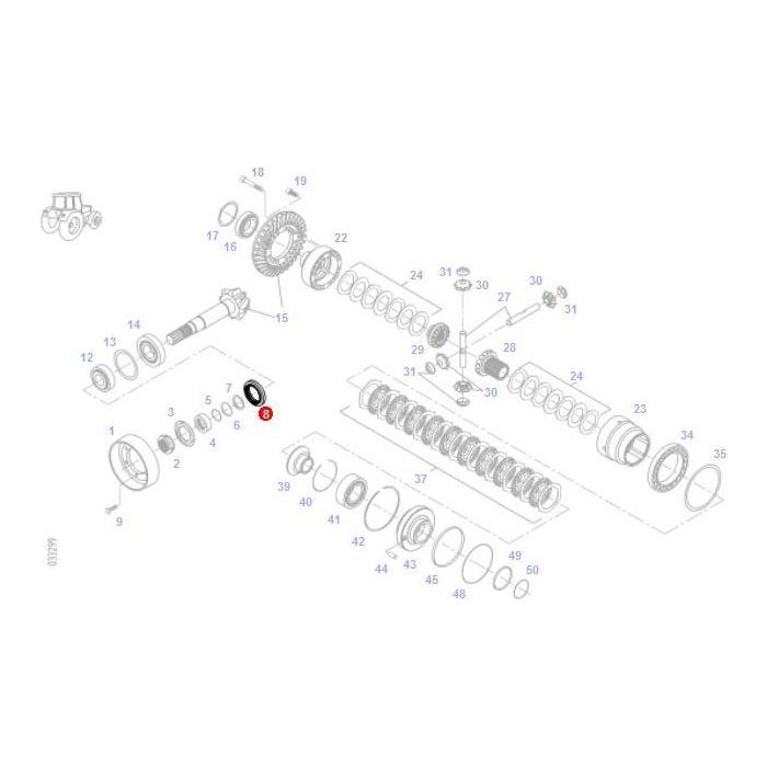 Fendt - Shaft Seal - H524300020121 - Farming Parts